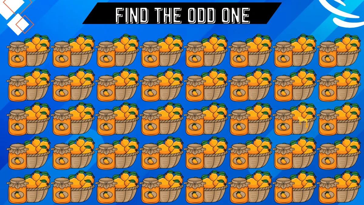 Brain Teaser Speed Test: Only the most attentive eyes can spot the Odd Mango Basket in 10 Secs