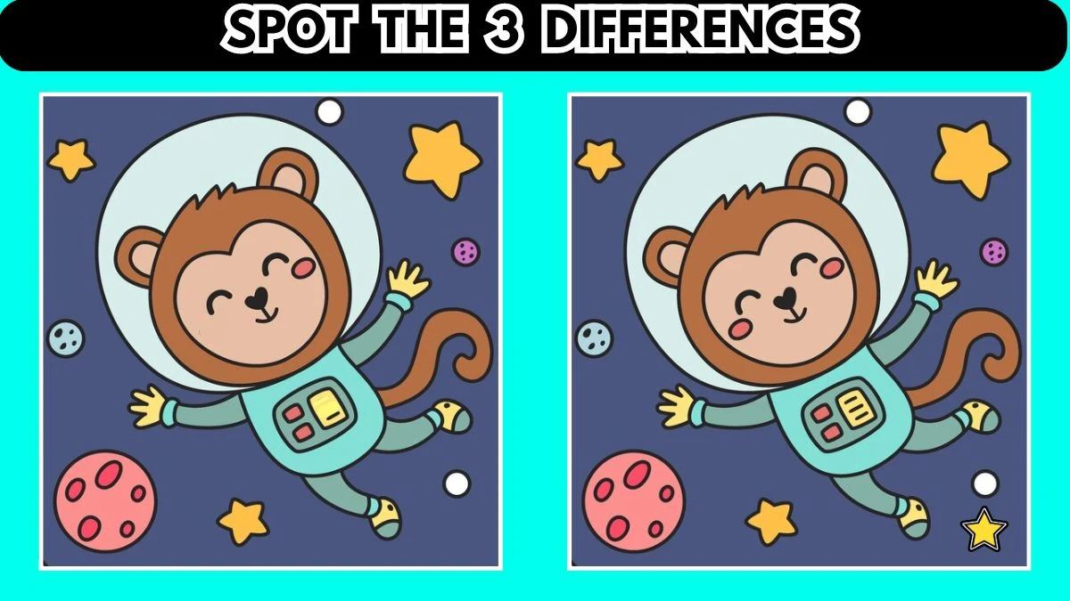 Spot the Difference Picture Puzzle Game: Only Hawk Eyes Can Spot the 3 Differences in this Image in 6 Secs