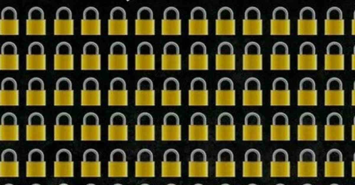 Brain Teaser: Prove Your Perfect Observation Skills by Finding the Open Lock in 11 Seconds