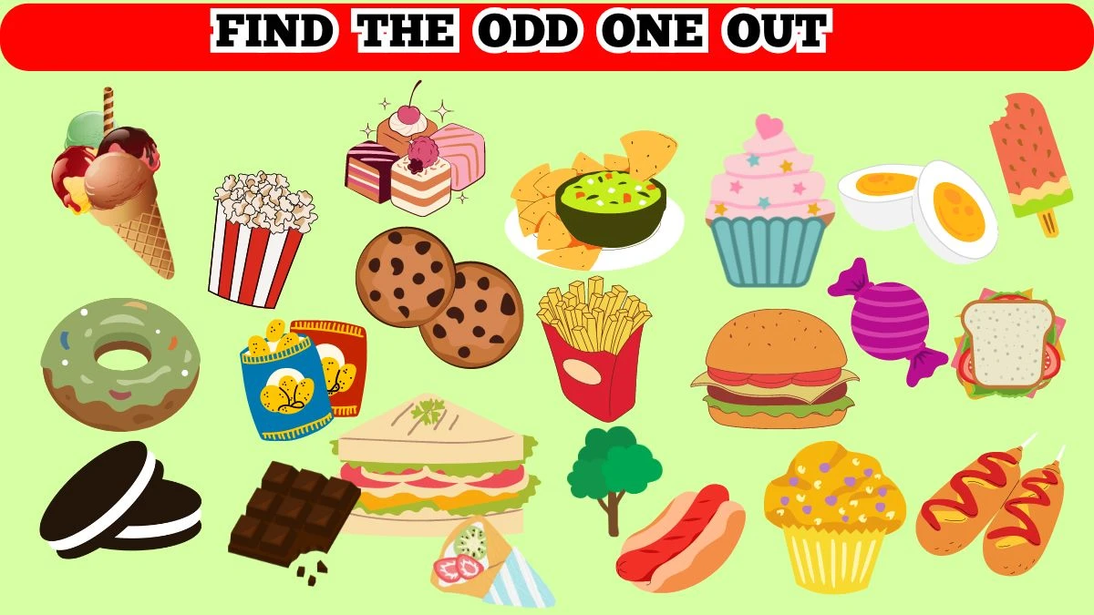 Brain Teaser: Try to find the Odd One Out in 8 Secs