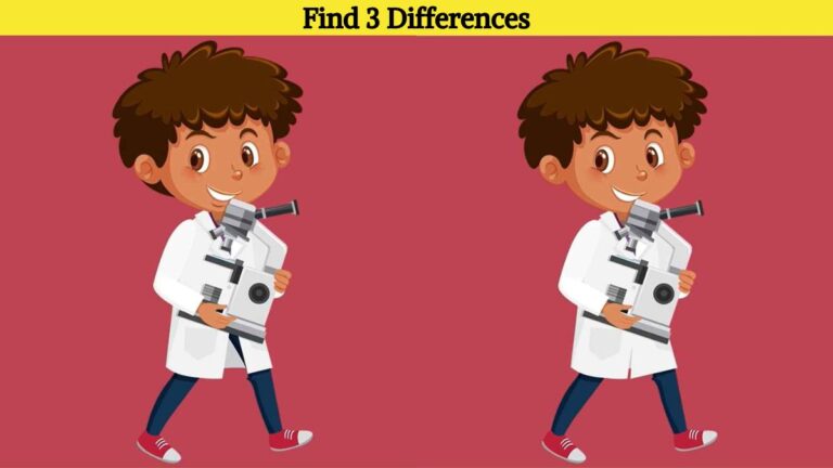 Find 3 differences between the laboratory technician pictures in 9 seconds!