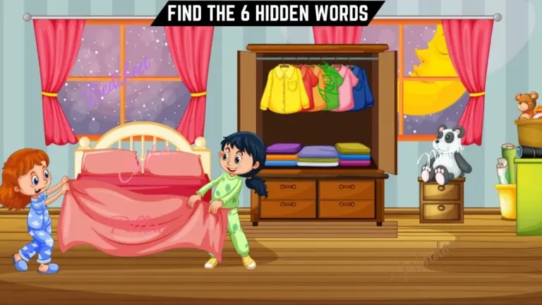 Find and Seek Puzzle: Only 2 out of 10 people can spot the 6 hidden words in this girl