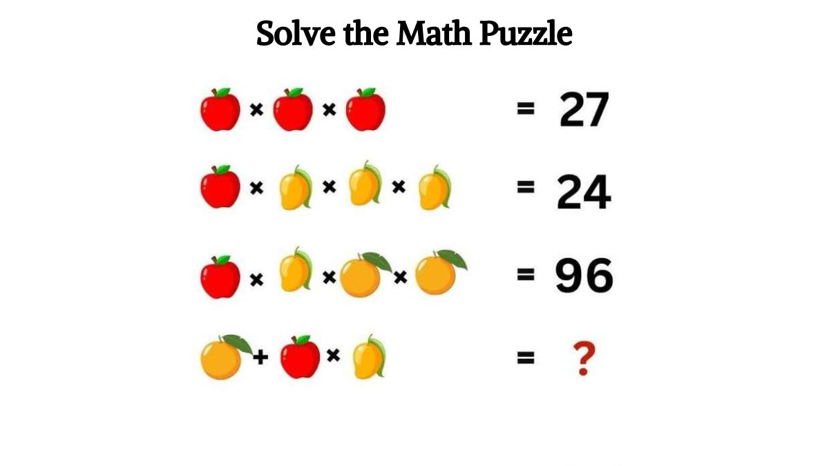 Genius IQ Test: Only the smartest can solve this math puzzle in 12 seconds!
