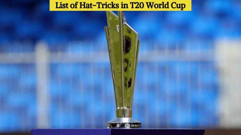 List of Hat-tricks in T20 World Cup History (2007-2024)