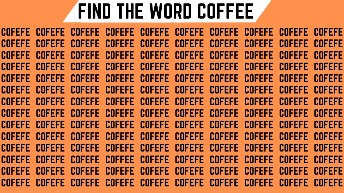 Observation Find it Out: Only 4k Vision Can Spot the Word Coffee in 12 Secs
