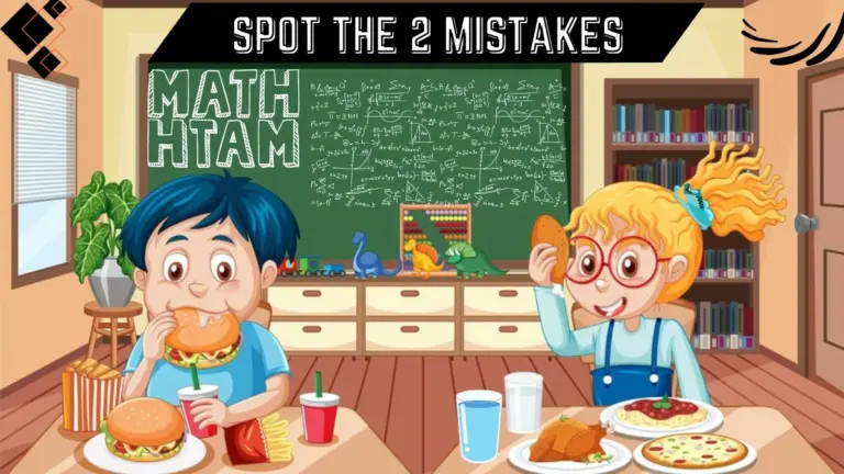 Only a high IQ genius can spot the 2 mistakes in this classroom picture within 12 secs