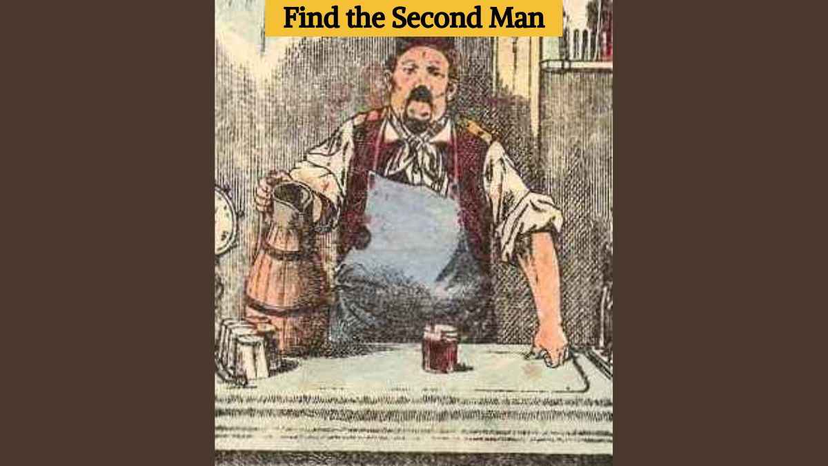 Only the most intelligent minds can spot the second man in the bar in 8 seconds!