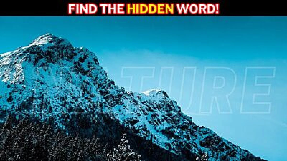 Optical Illusion Challenge: Only Genius Can Spot the Hidden Word in this Image in 5 Secs