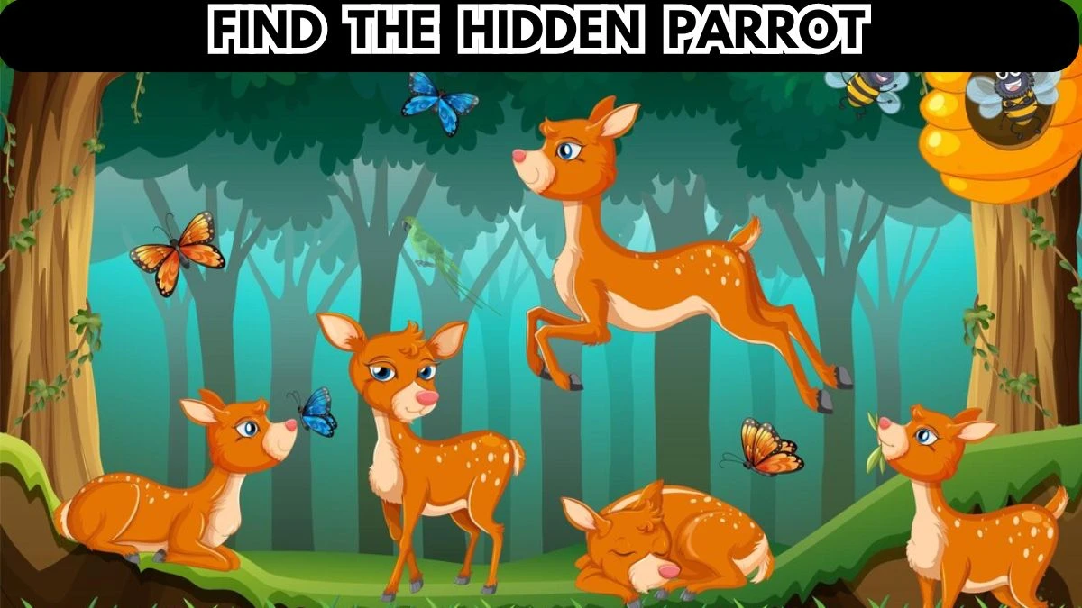 Optical Illusion Eye Test: Can You Find the Hidden Parrot in 10 Seconds?