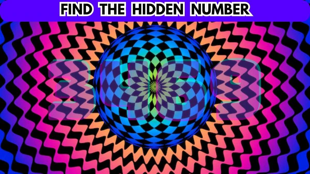 Optical Illusion Eye Test: Test your visual prowess by finding the Hidden Number in this Image in 8 Secs