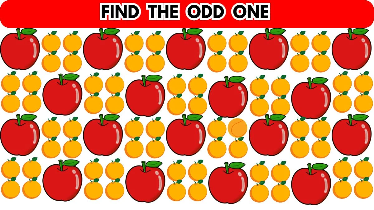 Optical Illusion Visual Test: Can You Find the Odd One in 10 Secs? 
