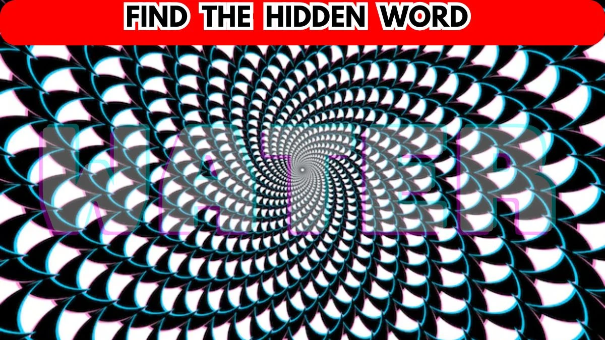 Optical Illusion Visual Test: Only 1 Out Of 10 High IQ Person Can Find the Hidden Word in this Image in 12 Secs