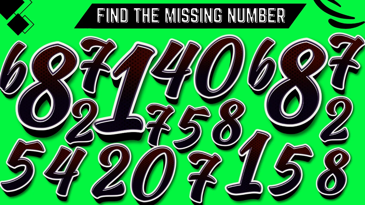 Puzzle IQ Test: Only highly intelligent minds can spot the missing number in the picture in 10 seconds!