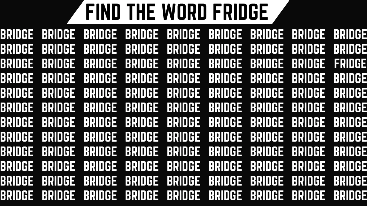 Observation Find it Out: Only 8k Vision Can Spot the Word Fridge among Bridge in 10 Secs