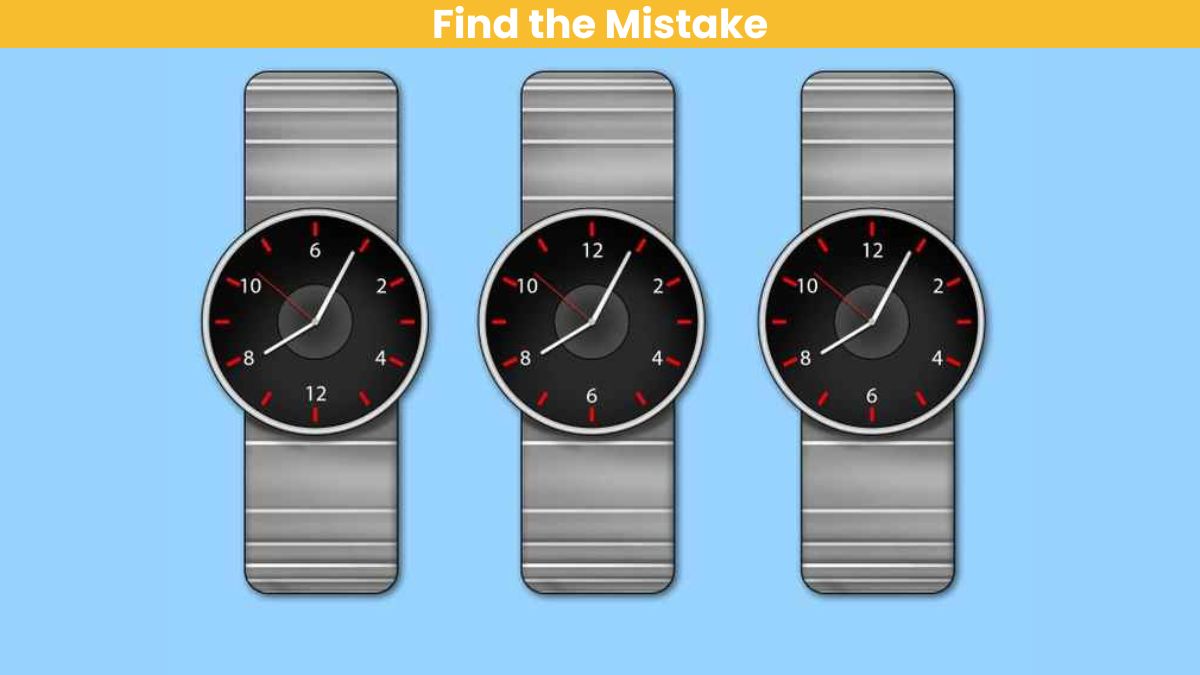 Picture Puzzle IQ Test: Find the mistake in the picture in 6 seconds!