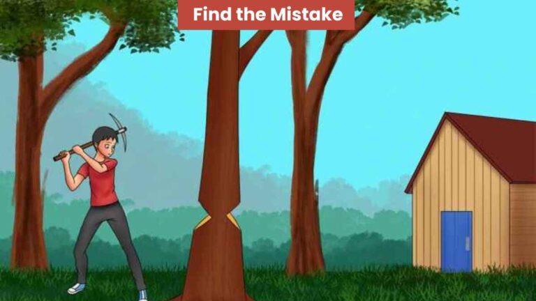 Picture Puzzle IQ Test: Find the mistake in the picture in 5 seconds!