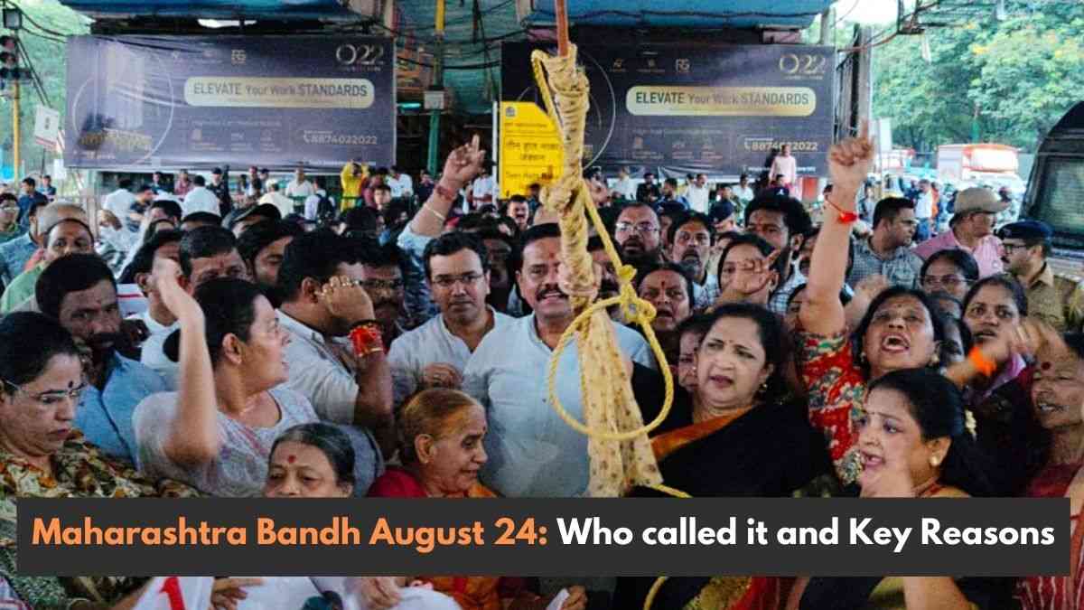 Maharashtra Bandh August 24: Who called it and Key Reasons