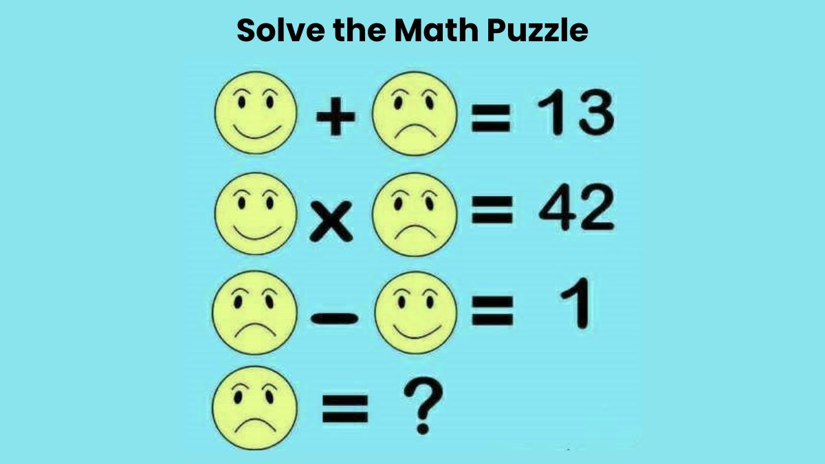 Math Puzzle: Only high IQ people can solve this math puzzle in 7 seconds!