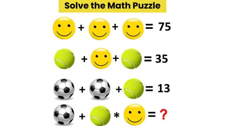 Math Puzzle: You have a high IQ if you can solve this math puzzle in 12 seconds!