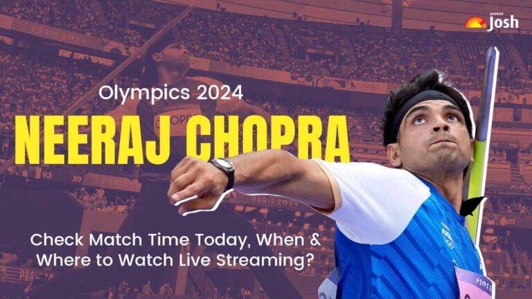 Neeraj Chopra Olympics 2024: Check Match Time Today, When and Where to Watch Live Streaming?