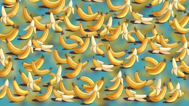 Optical Illusion IQ Test: Only 1% Geniuses Can Spot The Boomerang Hidden Among Bananas In 8 Seconds!