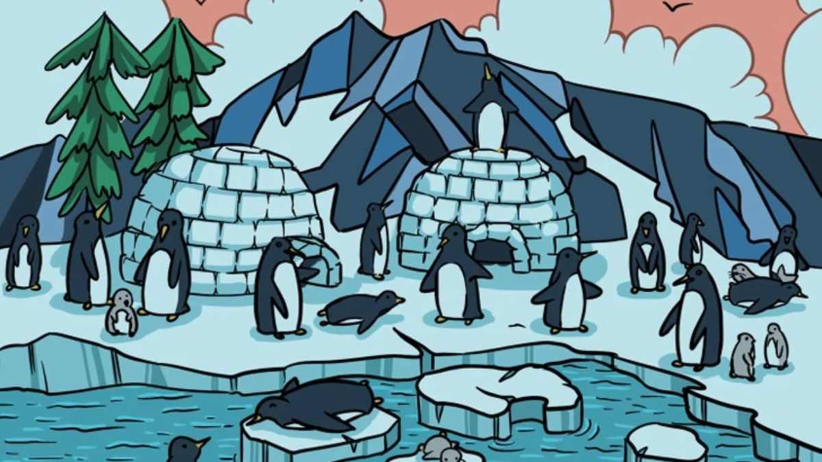 Picture Puzzle IQ Test: Spot the Seal Hidden Among Penguins in Just 12 Seconds!