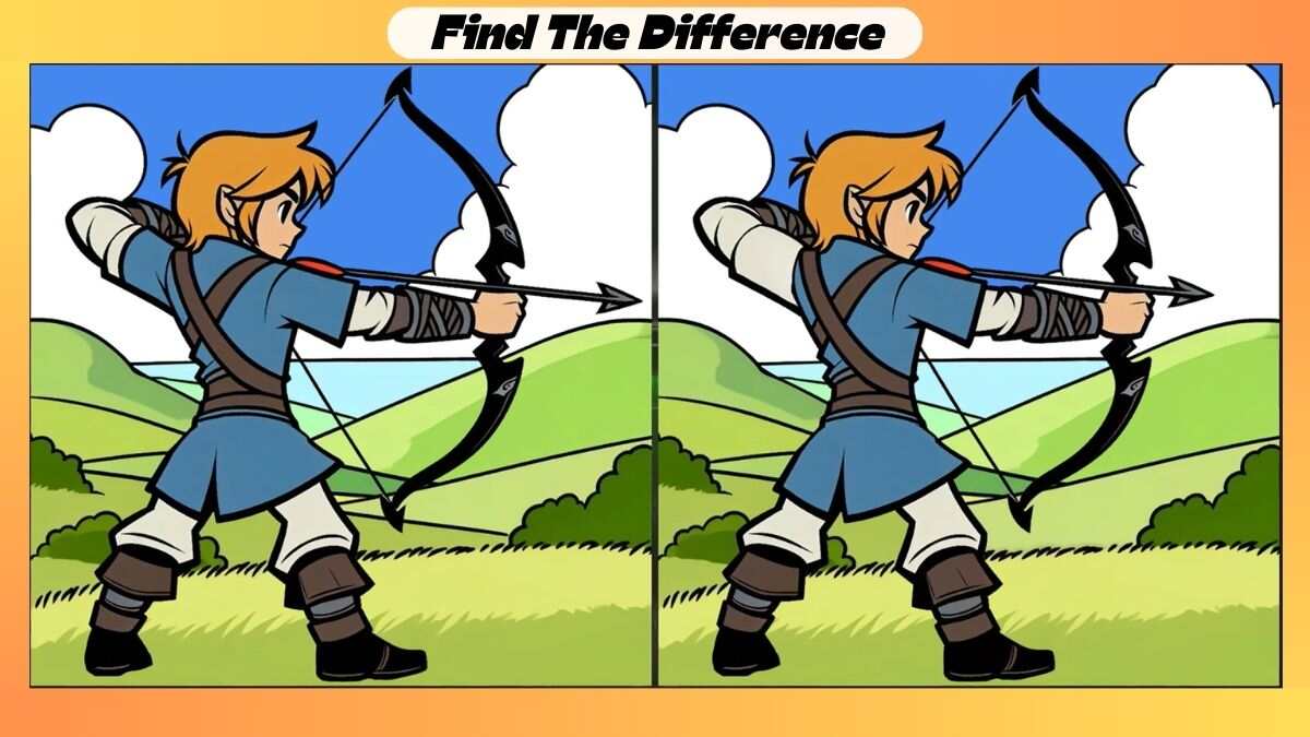 Spot 3 Differences Between Archer Boy Pictures in 29 Seconds