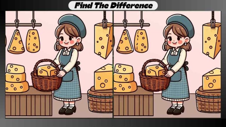 Spot 3 Differences Between Cheese Making Pictures in 18 Seconds