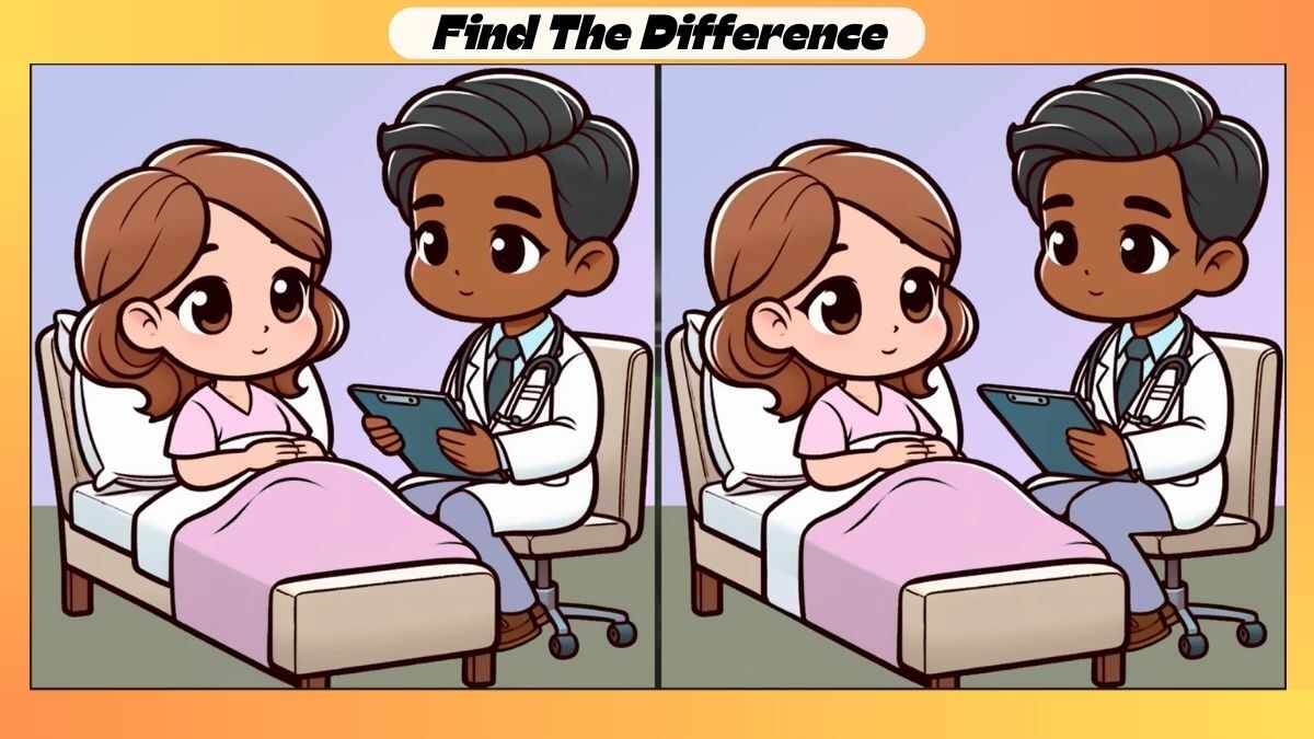 Spot 3 Differences Between Doctor and Patient Pictures in 20 Seconds