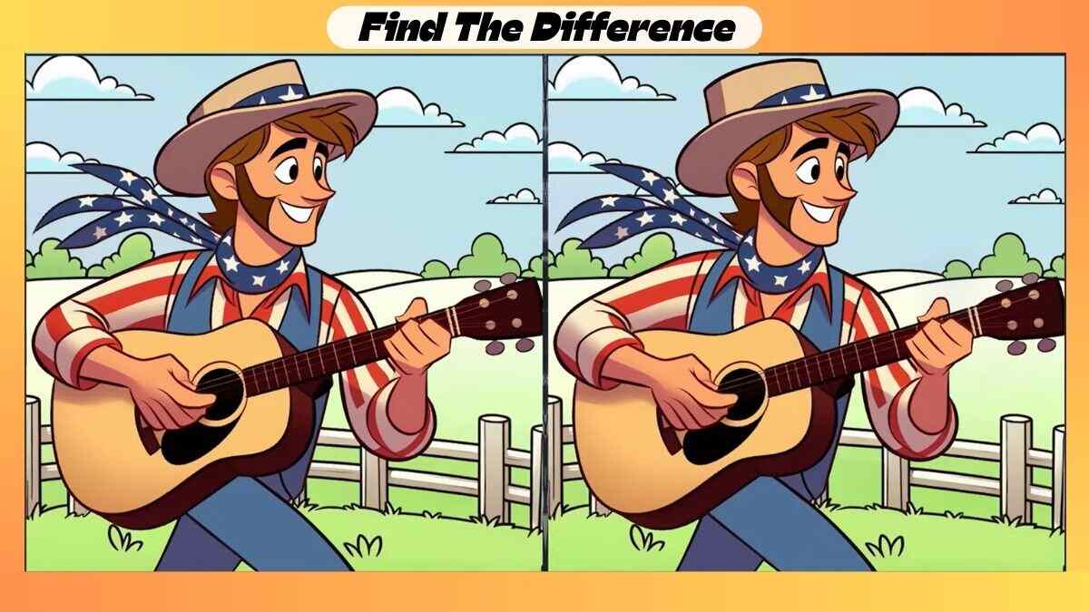 Spot 3 Differences Between Singing Bard Pictures in 28 Seconds