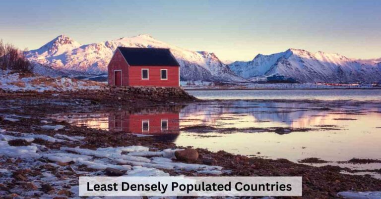 Top 10 Least Densely Populated Countries