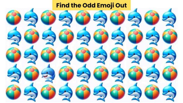 Visual Skill Test: Find the odd emoji out in the picture in 4 seconds!