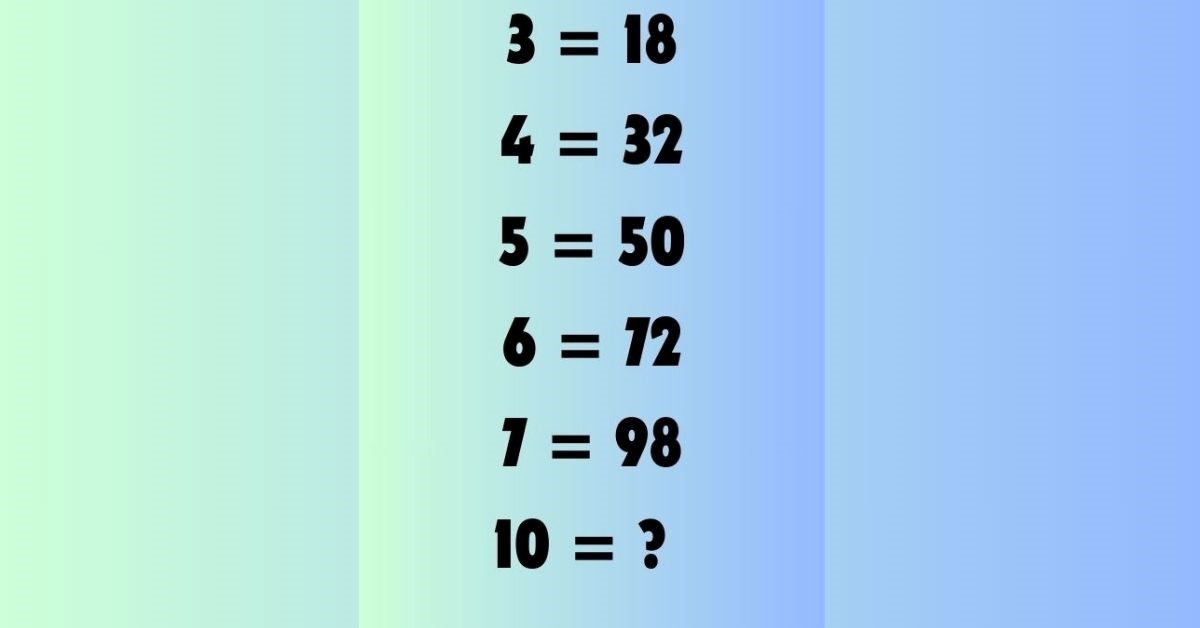 Brain Teaser: Got an IQ Over 110? Prove It by Solving This Math Puzzle in Just 7 Seconds!