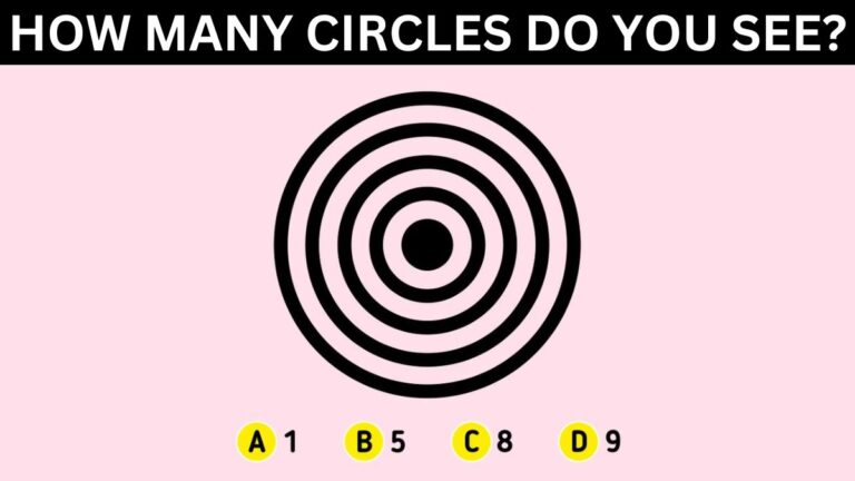 Brain Teaser IQ Test: How Intelligent Are You? Count The Number Of Circles Correctly In 5 Seconds!