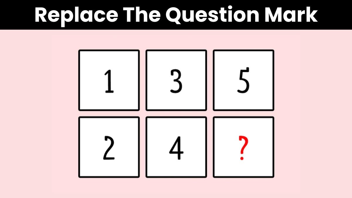 Brain Teaser: Only 1% Highly Observational Can Replace The Question Mark In 5 Seconds!