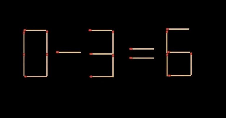 Brain Teaser: Test Your Brainpower! Only High IQ Individuals Can Solve This Matchstick Math Puzzle Fast!