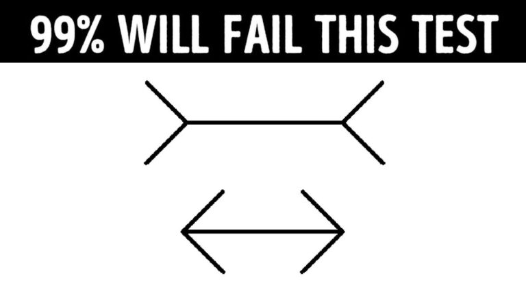 Brain Teaser: Which Line is Longer? Only 1% Geniuses Answer It Correctly In 6 Seconds!