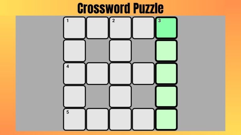 Free Crossword Puzzle: Solve this Puzzle in 101 Seconds, Clue Inside