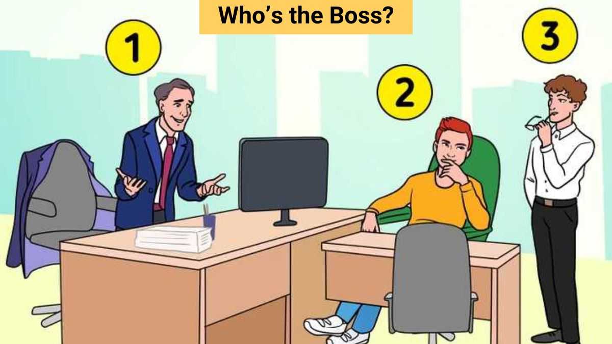 IQ Test: Can you find who’s the boss in 5 seconds?