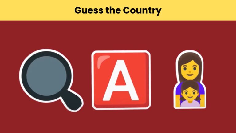 IQ Test: Only those with 140 IQ can guess the country name in 3 seconds!