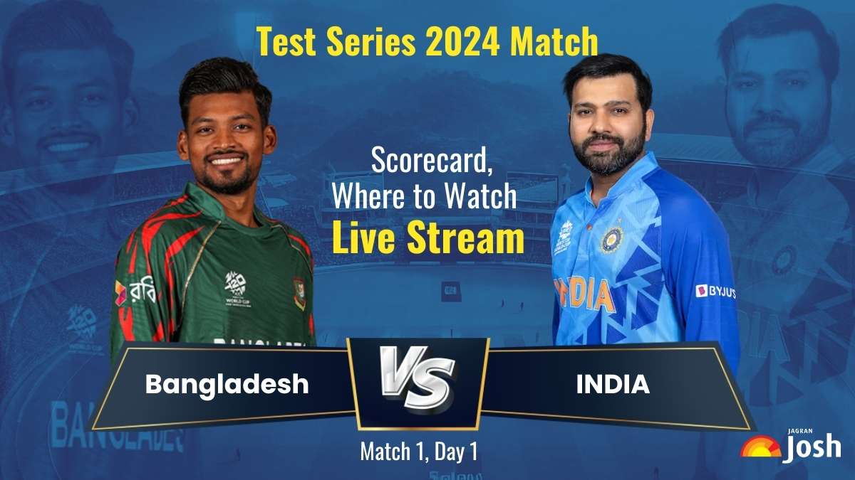 Ind vs Ban Test Series 2024 Match 1, Day 1 Scorecard, Where to Watch Live Streaming and Key Updates