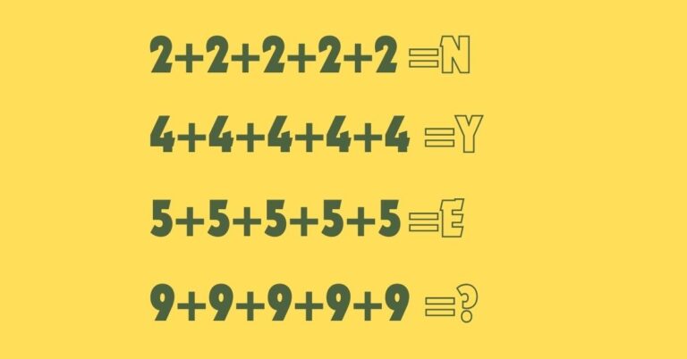 Logic Puzzle: Only People With High IQ Can Solve This in 11 Seconds – Are You Elite Enough?