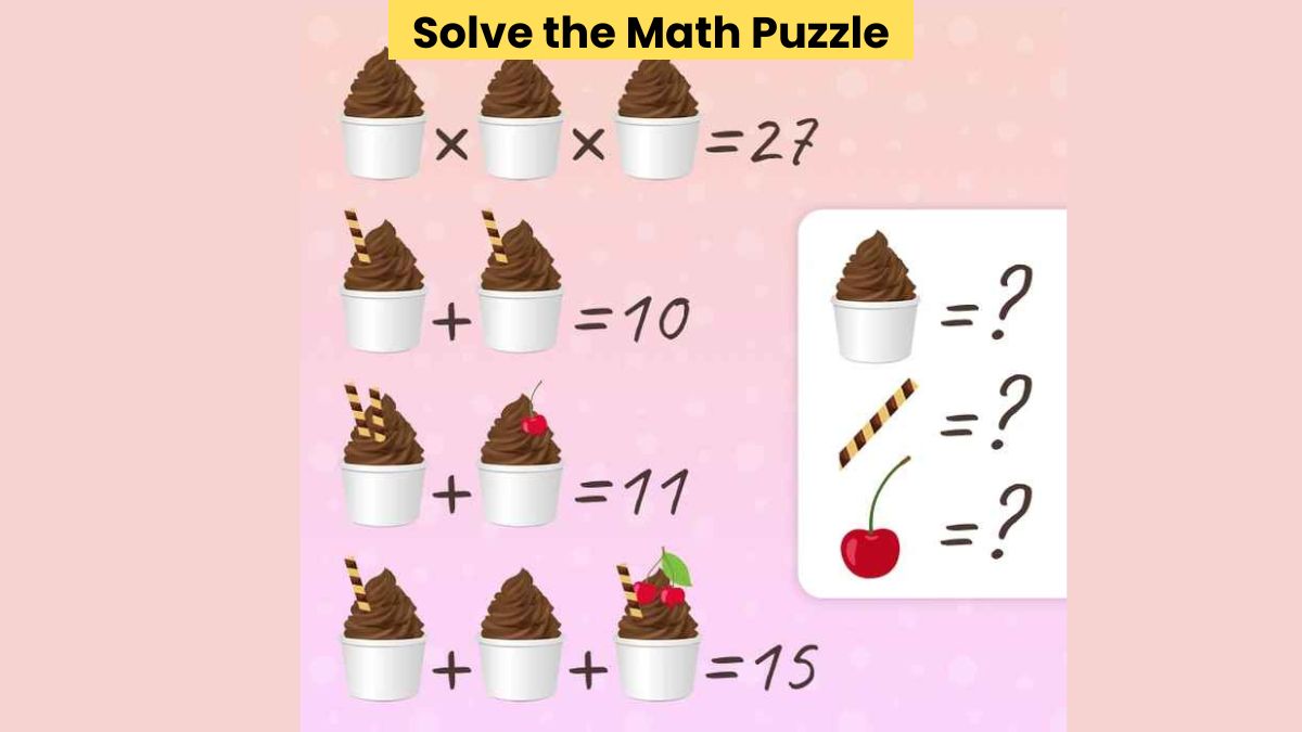 Math Puzzle: Only geniuses can solve this math puzzle in 10 seconds!