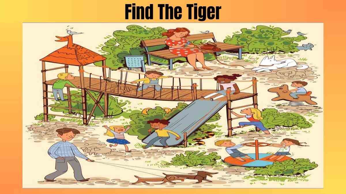 Optical Illusion Challenge: Spot the Tiger In 11 Seconds In this Picture Puzzle