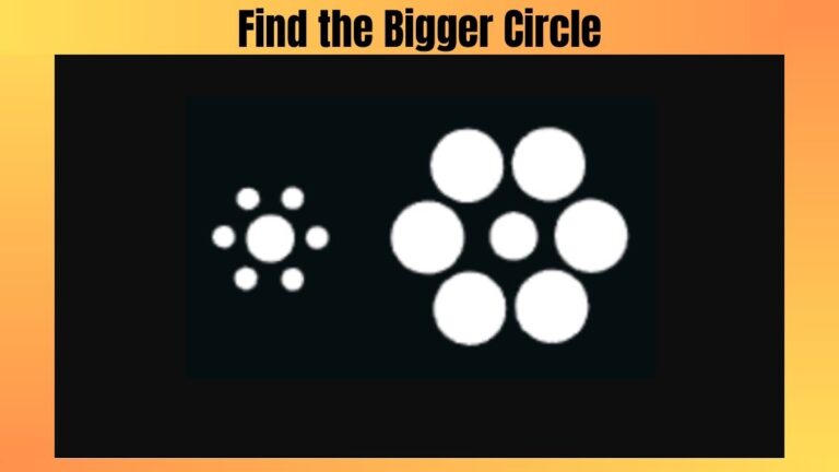 Optical Illusion Challenge: Which Circle in the Middle Is Bigger? You have only 19 Seconds