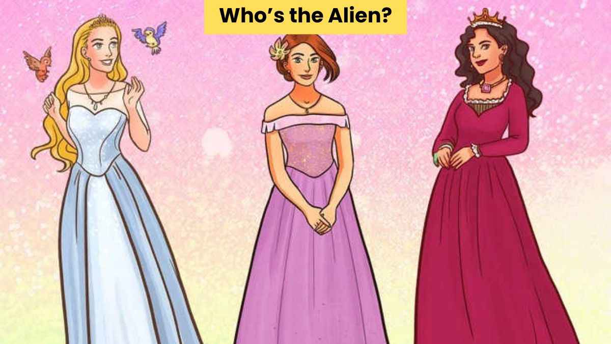 Picture Puzzle IQ Test: Find the hidden alien among the three woman in 5 seconds!