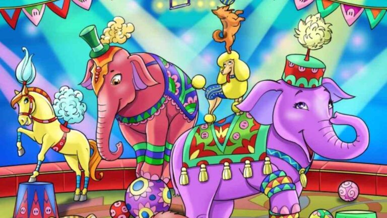 Picture Puzzle IQ Test: Spot The Pig In This Circus Picture In 5 Seconds – Only 1% Can Find It!