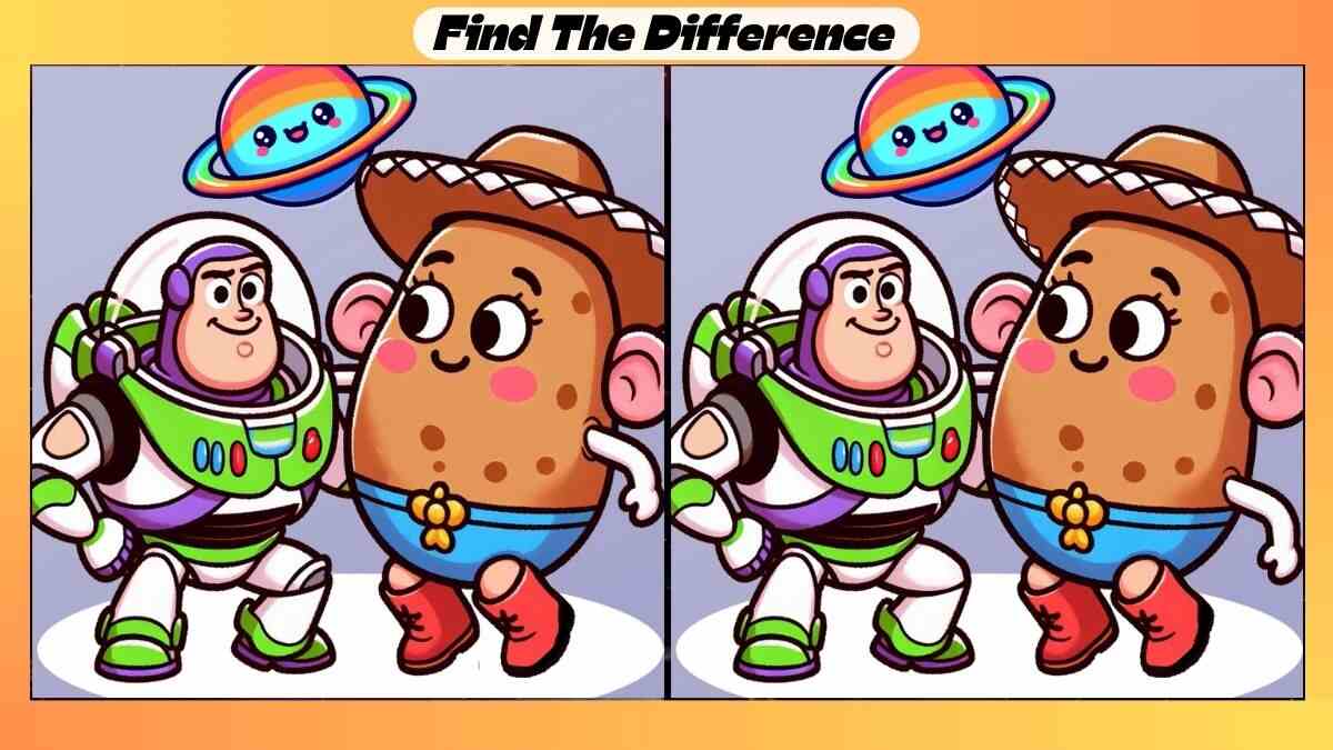 Spot 3 Differences Between Toy Story Picture in 23 Seconds