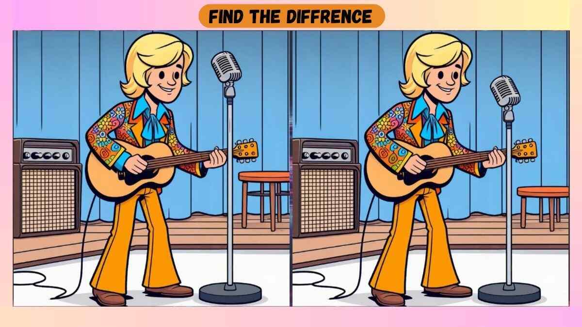 Spot 3 Differences in 31 Seconds in These Guitar Playing Pictures!