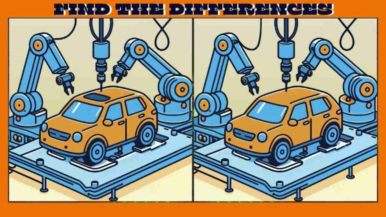 Spot 3 Differences in 35 Seconds in These Car Manufacturing Pictures!